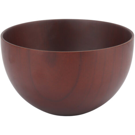 Bol à Nouilles en Bois, Motif Unique de Veines Naturelles, Bol Japonais pour Soupe, Riz ou Salade, Idéal pour Maison