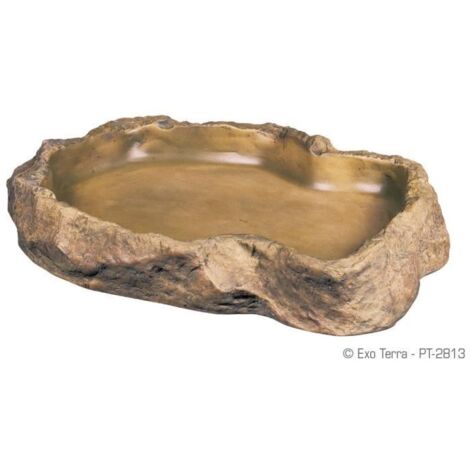 Bol à nourriture pour reptiles Feeding Dish Exo Terra Grand modèle 29 x 22 x 4,5 cm