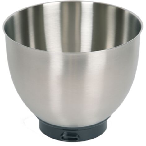 Bol à pétrir inox pour robot ménager – Compatible Krups, Moulinex, Tefal – Accessoire de cuisine pour pâtes et pains