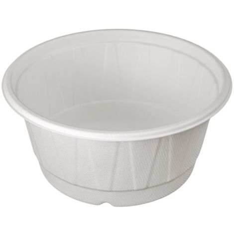 Bol à pulpe 1000 ml, diamètre 165 mm, hauteur 78 mm, blanc, lot de 50.