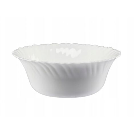 Bol à soupe et à apéritif en céramique blanche 17,5 cm