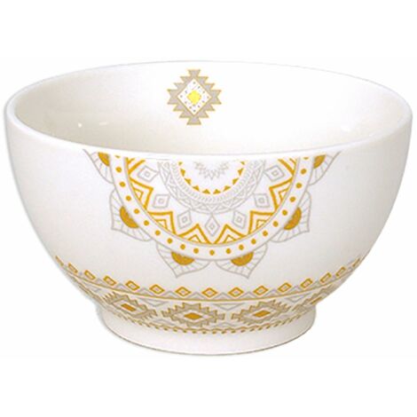 Bol Amérindien en Porcelaine blanc 480 ml