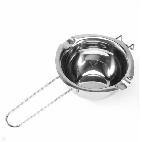 Bol Bain Marie, 400ml Melting Pot au Chocolat Casserole de Bain Marie pour Faire Fondre du Bre, du Chocolat, du Sucre ou du Fromage