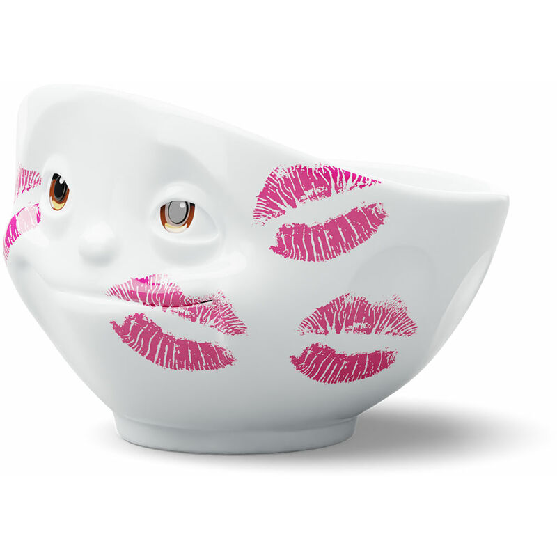 Bol Bisous édition limitée en porcelaine blanche 500 ml