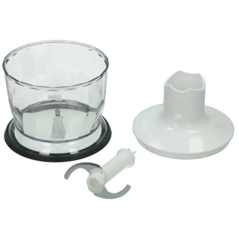 Braun - bol ( blanc) avec couvercle de mixeur à main, compatible AX22110062