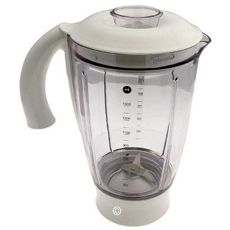 Bol blender / mixeur complet 1,5l acrylique blanc