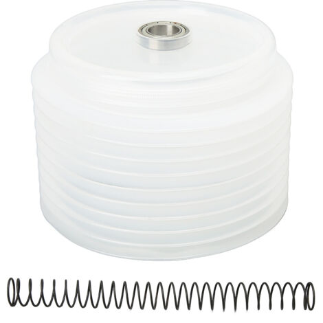 Bol Collecteur de Poussière de Scie Cloche, Bol à Poussière de Scie Cloche, Couvercle Inférieur Amovible en Silicone de 125 Mm pour un Perçage Propre, Nettoyage Facile, adapté