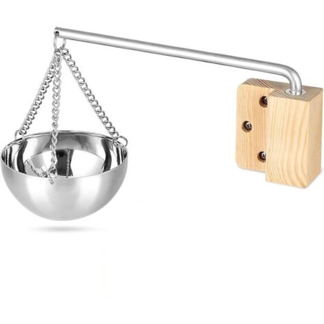 Bol D'arôme Sauna, 350 ML Bol d'arôme Sauna en acier inoxydable Bol d'arôme Bol en cuivre Accessoire de sauna, pour sauna et spa à la，Belle et élégante, robuste et durable