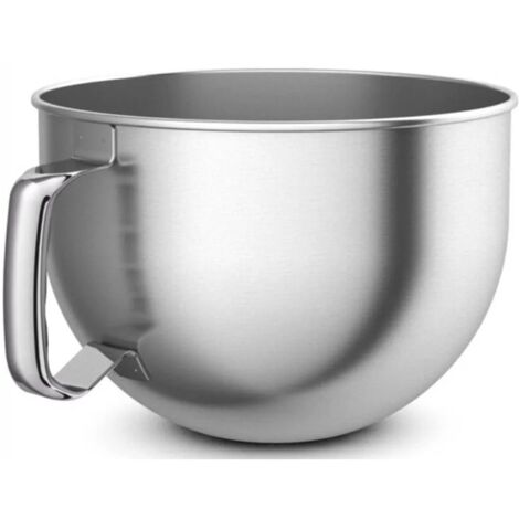 Bol de 5.6l inox poli à poignée pour robot artisan - Kitchenaid - 5KSMB60