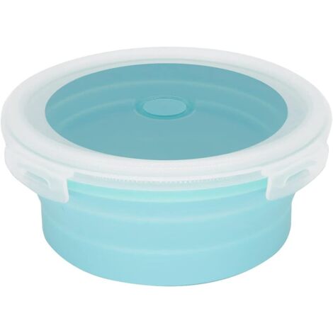 Bol de camping pliable en silicone portable 500ML