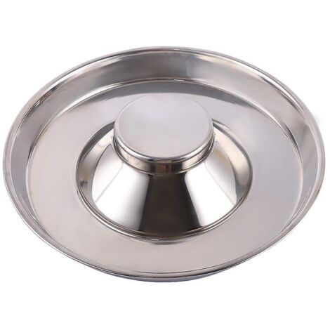 bol De Nourriture Pour Chien Slow Food En Acier Inoxydable (30cm), Bol De Sevrage Pour Chiots Peut Tre Utilis Pour Plusieurs Chiots Manger De L'ea