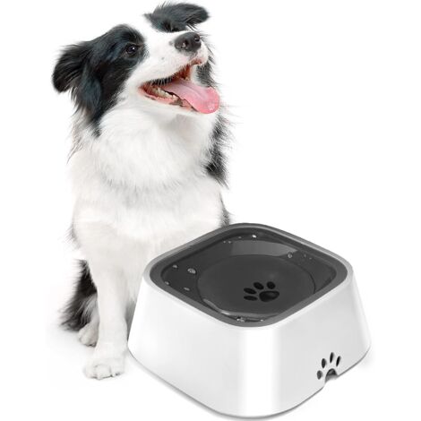 Bol d'eau pour animaux de compagnie, bol d'eau pour animaux de compagnie anti-débordement, bol d'eau de flottabilité anti-débordement pour chiens et chats, bol d'eau pour chien anti-goutte, bol pour a