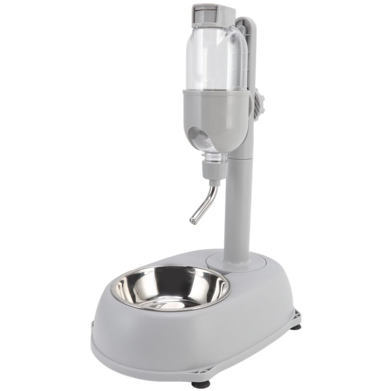 Eosnow - Bol distributeur d'eau debout pour animaux de compagnie, 500ml, multifonctionnel, détachable, hauteur réglable, mangeoire automatique