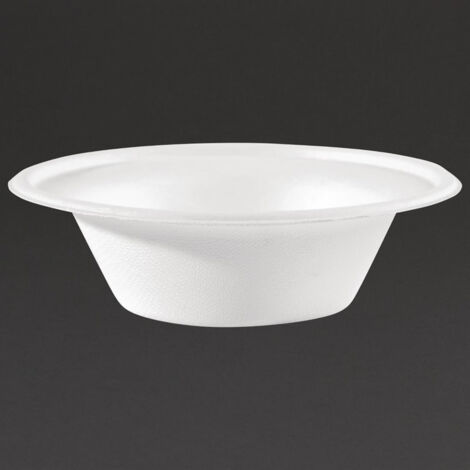 Bol en Bagasse Compostable 300 ml - Lot de 50 - Fiesta Green