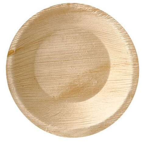 Bol en feuille de palmier 180 ml, diamètre 15 cm, hauteur 3 cm 25 pièces.