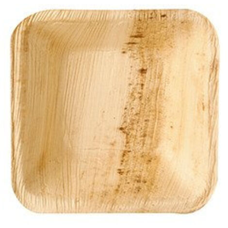 Bol en feuille de palmier 40 ml 8 x 8 x 2 cm 25 pièces.