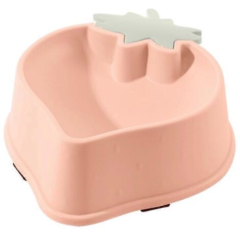 Bol en plastique pour chien, gamelle antidérapante, bol d'eau et de nourriture, station d'alimentation sécurisée, non glissante, facile à nettoyer.