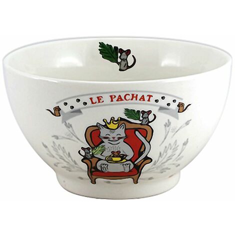 Bol en porcelaine chat