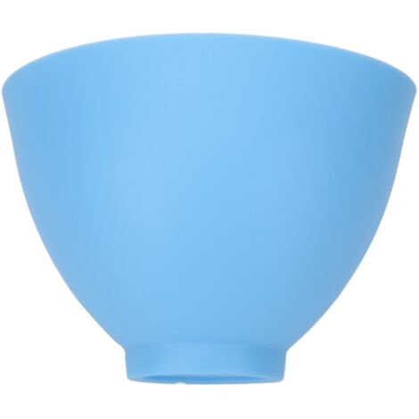 Bol en silicone réutilisable pour masques, peinture et plâtre, résistant à la chaleur, 15x15x11 cm, couleur bleue