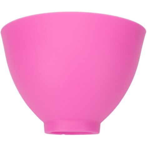 Bol en Silicone Rose Réutilisable pour Préparation de Masques, 15 cm Résistant à la Chaleur