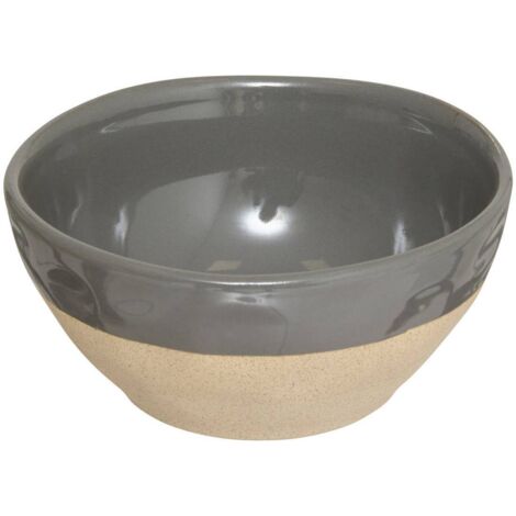 Bol Kate bleu gris et beige 48cl - Atmosphera créateur d'intérieur