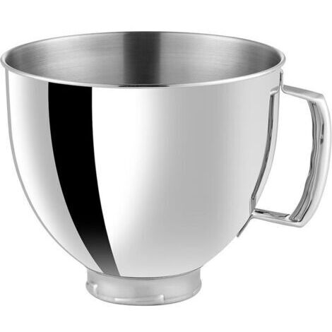 Bol mélangeur en acier inoxydable pour KitchenAid Cassic 4,5Qt & Artisan 5QT Series - Bol mélangeur avec poignée - Passe au lave-vaisselle