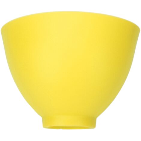 Bol mélangeur en silicone jaune réutilisable pour peinture et plâtre, résistant à la chaleur, dimensions 15x15x11cm