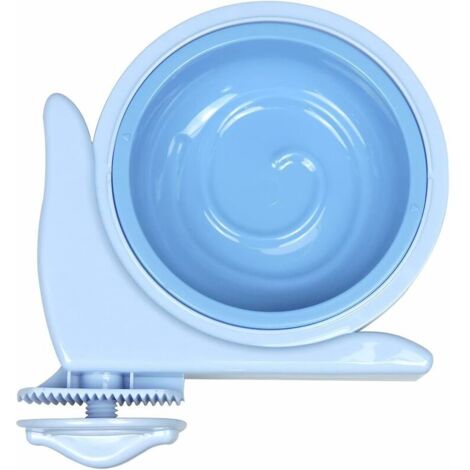 Bol pour Chien, Bol pour Chat Amovible Multifonctionnel 2 en 1, Bol de Distributeur d’Aliment en Plastique pour Chien, Bol à Eau Suspendu pour Chat, Chien, Oiseau, Lapin (Bleu)