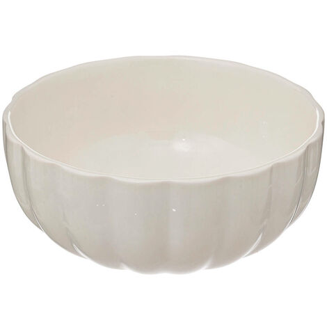 Lot De 6 Bols En Porcelaine Lunis 15 Cm - Rouge Vif - Pour Desserts, Salades, Snacks