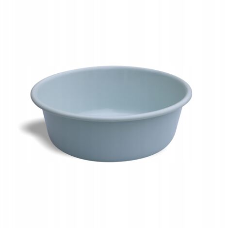 Bol rond en plastique 6 l gris clair