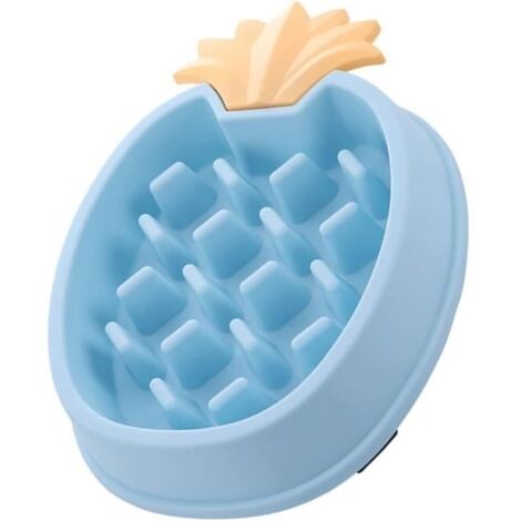Bol Slow Food Ananas gamelles pour Chiots Bol pour Chien Alimentation Saine mangeoire Lente pour Chien mangeoire pour Chien A382