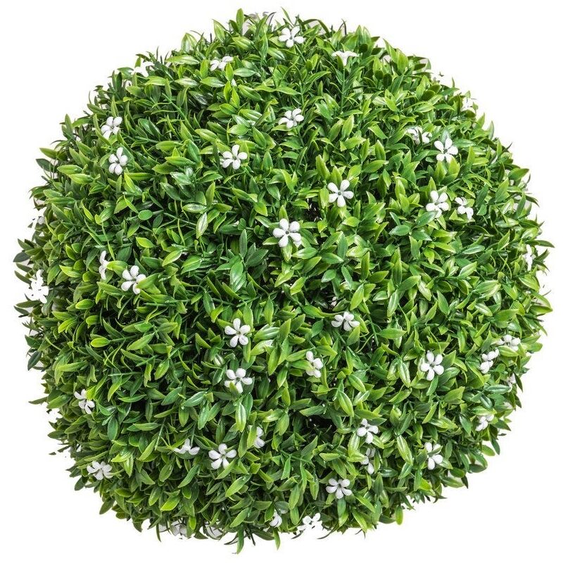 

Lolahome - Bola boj artificial jardín Azahar grande verde de Ø 30 cm