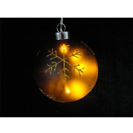 Bola cristal luz LED estrella