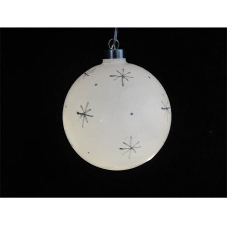 Bola cristal luz LED estrella