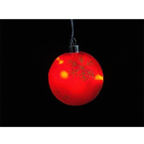 Bola cristal luz LED estrella