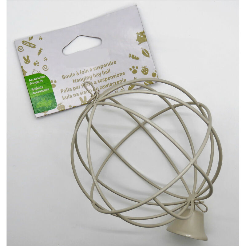 

Animallparadise - Bola de heno ø 10 cm, para colgar, color beige para roedores.