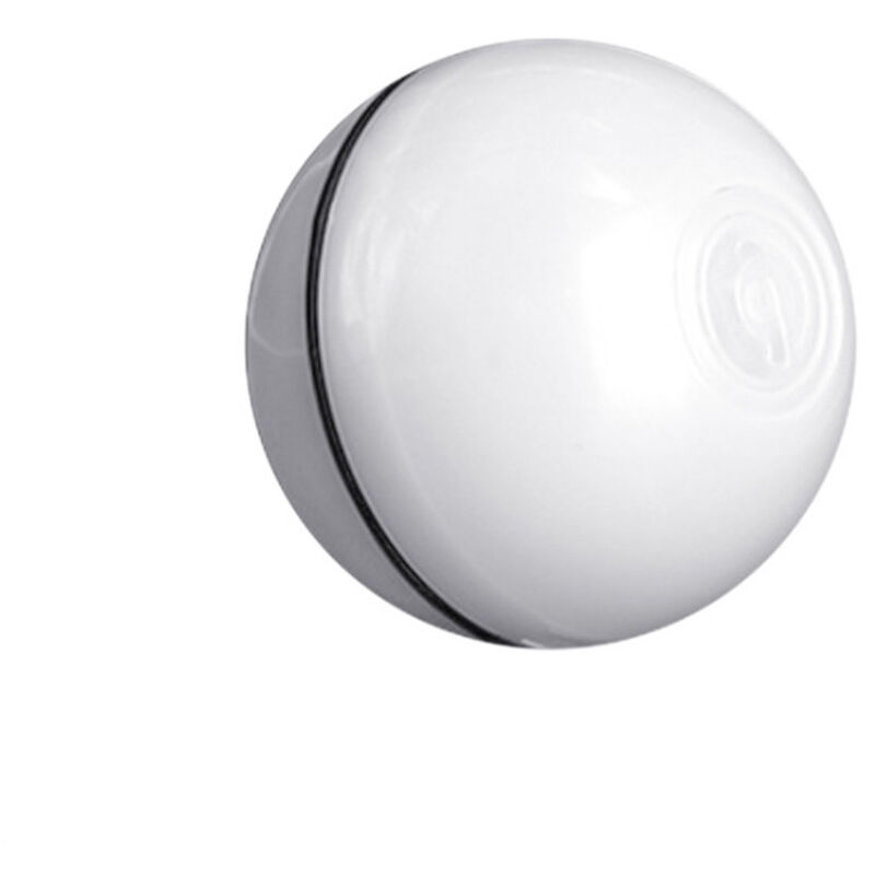 

Bola de juguete interactiva inteligente para gatos, Bola rodante automatica, Juguete ligero para gatos recargable por USB,blanco