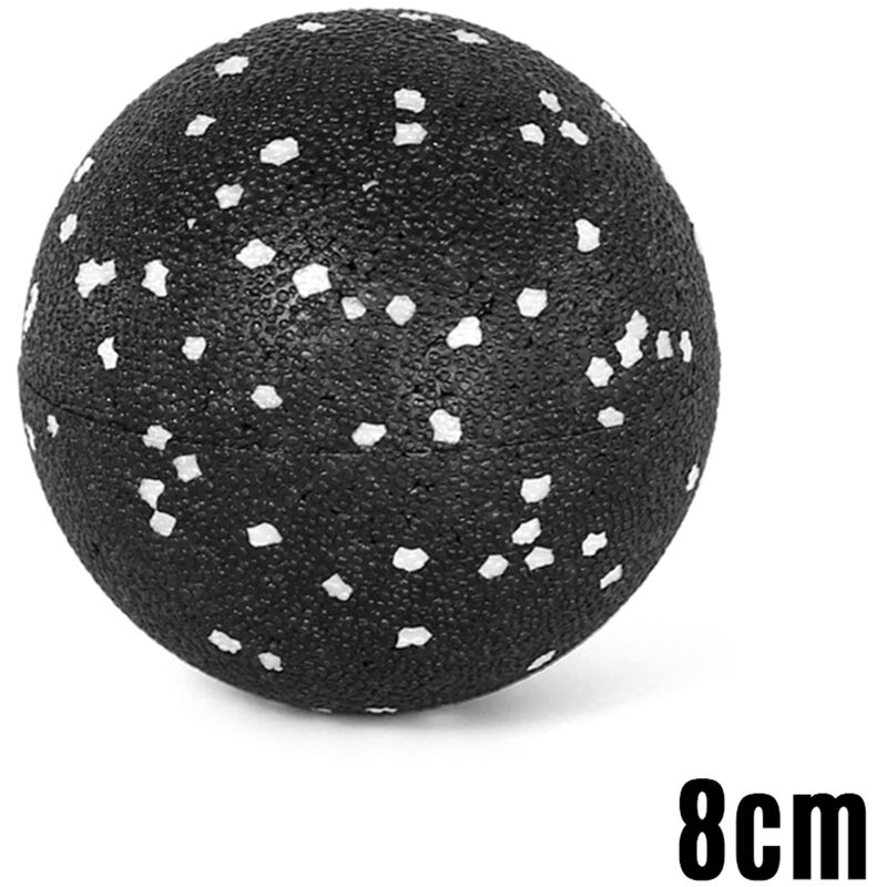 

Asupermall - Bola de masaje de yoga Bola de masaje de terapia Bola de fitness de yoga Aliviar el estres corporal Bola de masaje muscular, Negro x