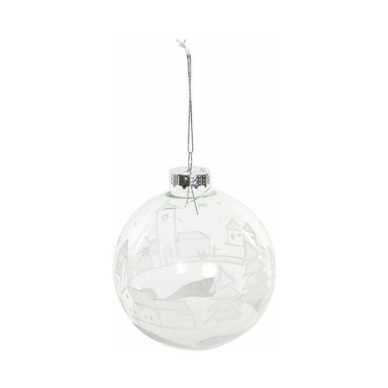 

Bola de Navidad DKD Home Decor Cristal (8 x 8 x 8 cm)