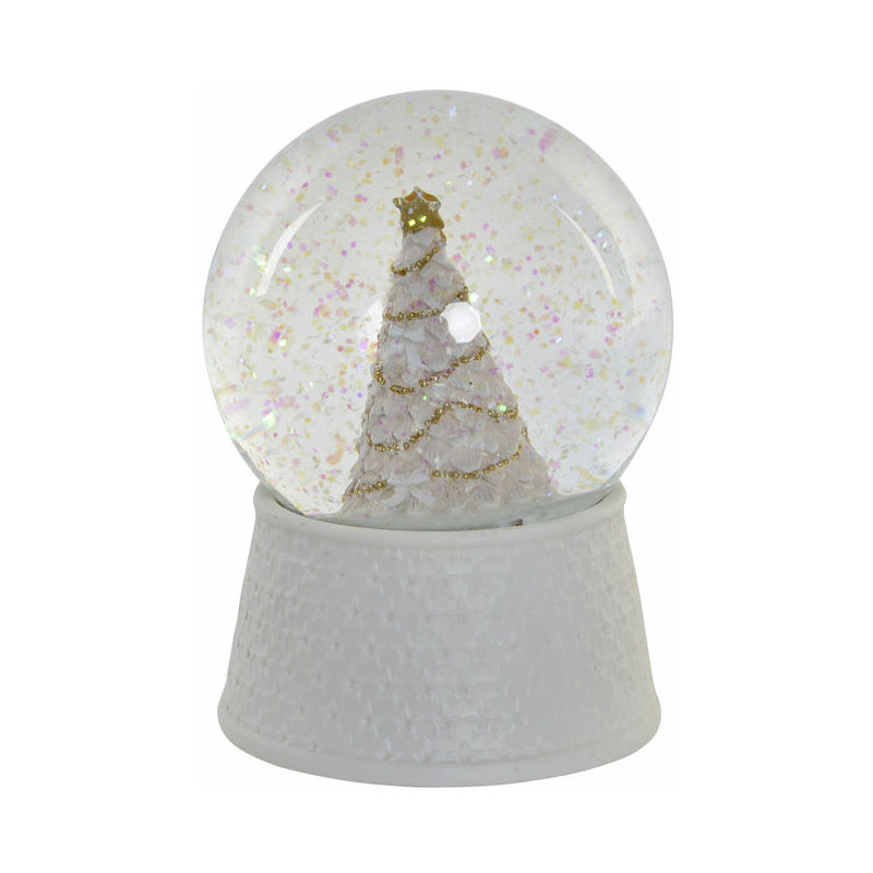 

Bola de Navidad DKD Home Decor Resina Cristal Árbol (10 x 10 x 14 cm)
