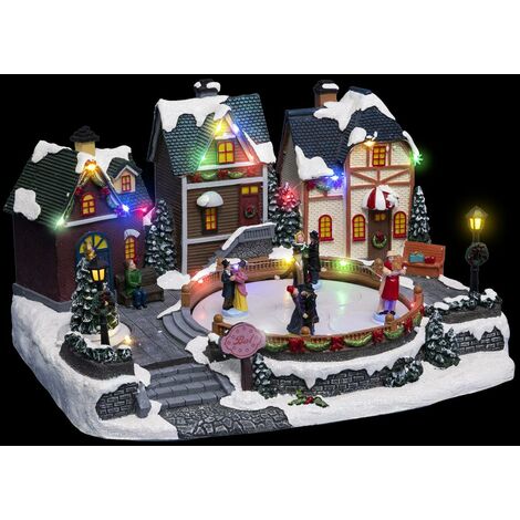 Bola de Navidad Musical Aldea Iluminada 23 LED - Feeric lights & christmas