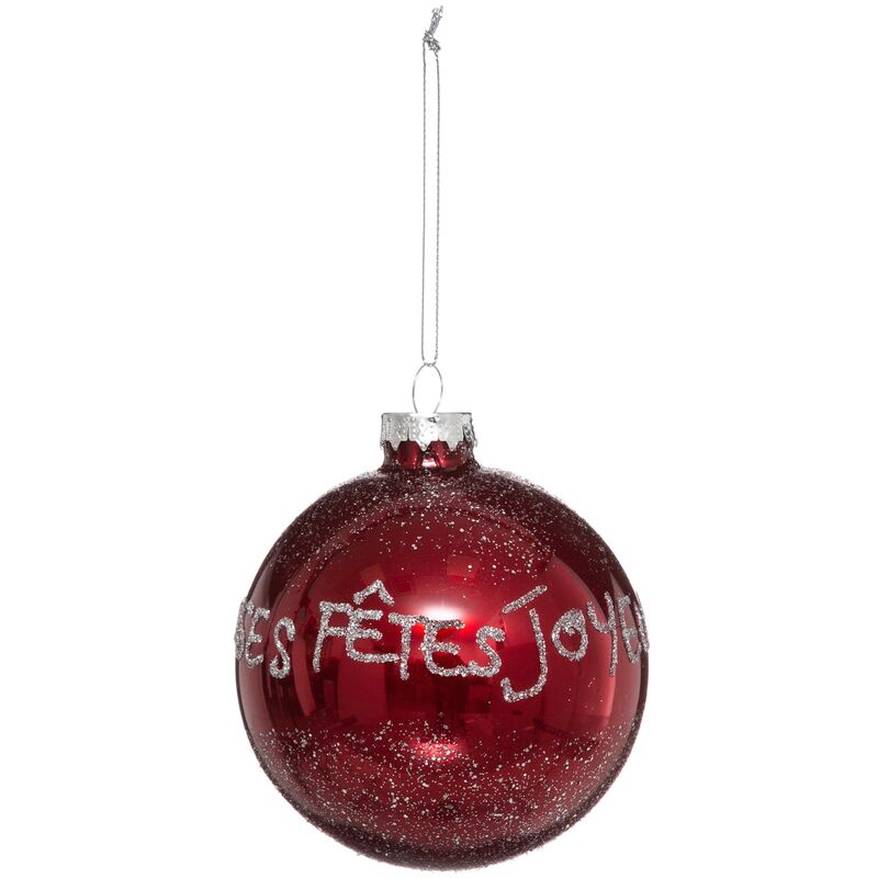 

Atmosphera - Bola de Navidad Vidrio 90 mm Impresa