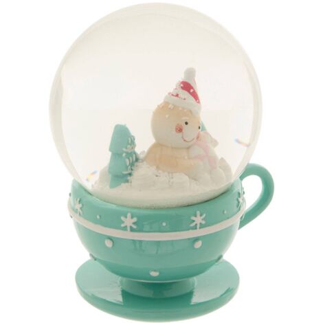 BOLA DE NIEVE VERDE 100MM - Atmosphera créateur d'intérieur