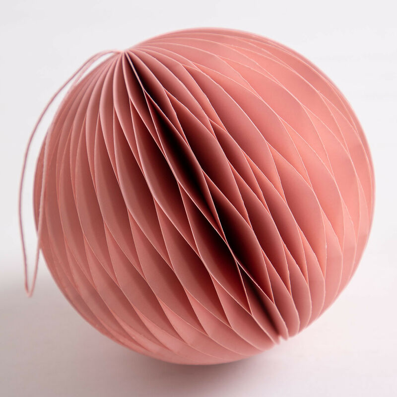 

Bola de Papel Nido de Abeja Migow Rosa - Sklum
