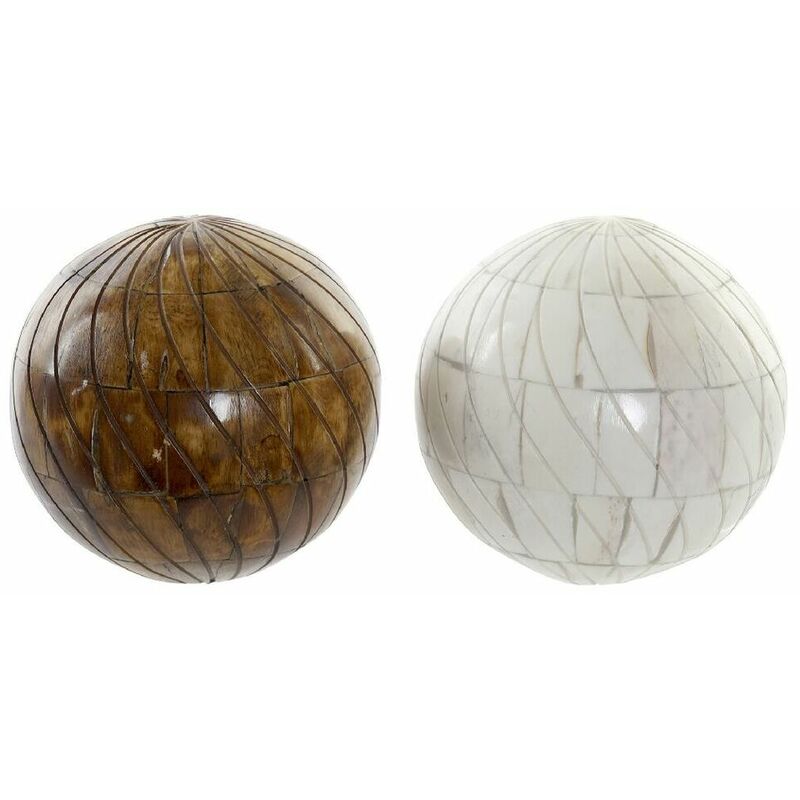 

Bola Decorativa DKD Home Decor (10 x 10 x 10 cm) (2 pcs)