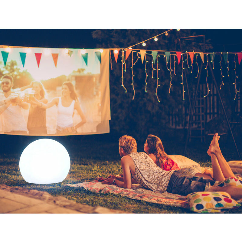 

Bola esfera iluminada 60cm outdoor white light por cable - Moovere