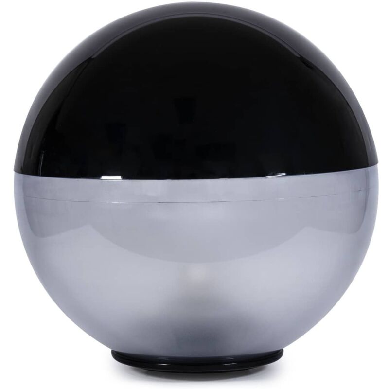 

Bola farola Anticontaminación 45CM Negro-Translucido + base negra E-27