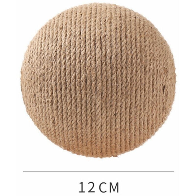 

Happyshop - Bola para rascar gato Rectificado de dientes y trituracion de garras Bola de sisal Gato divertido Bola interactiva para rascar Gato