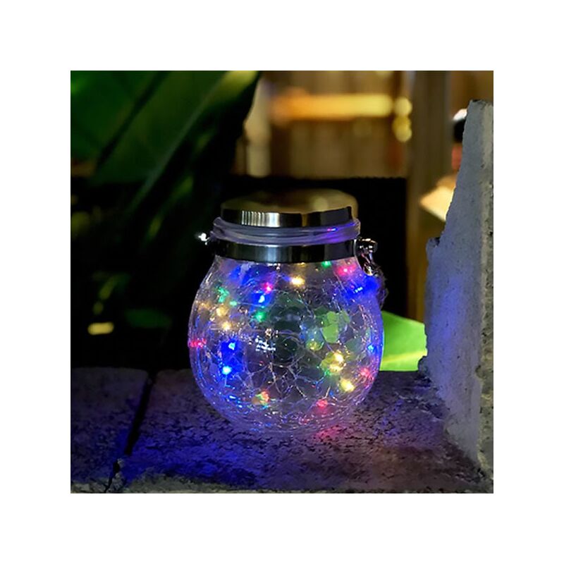 

Bola Solar LED RGB de Cristal Vintage (Pack 2 Unidades) RGB - Iluminashop