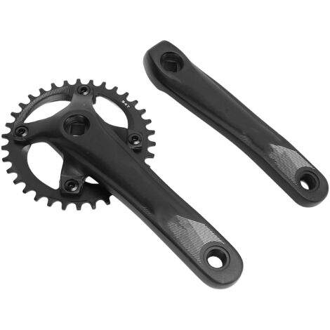 Bolany Einfach-Fahrradkurbelgarnitur 34T 104 BCD kompatibel 7-12-fach für Vierkant-Kurbelarme